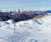 Skier and Snowboarder