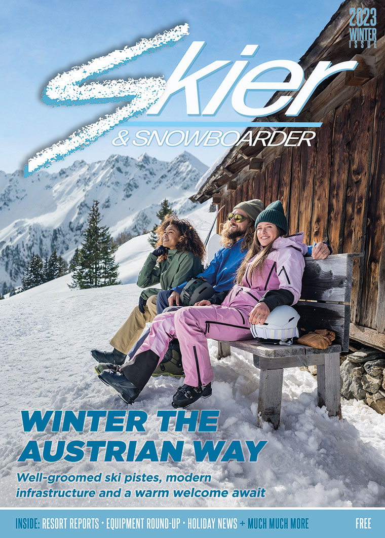 Skier & Snowboarder Winter 2023 issue cover