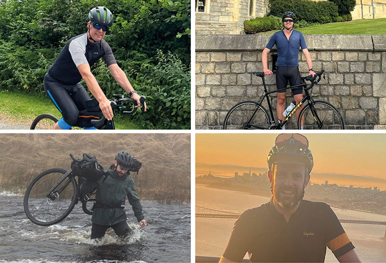 Charity bike ride team head to Val d’Isère Skier-Ski-Solutions-bike-ride-2