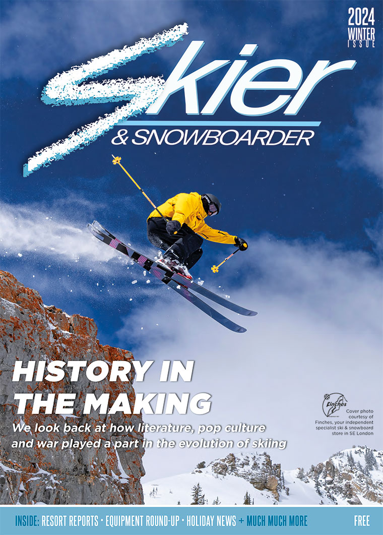 Skier & Snowboarder Winter 2024 issue cover