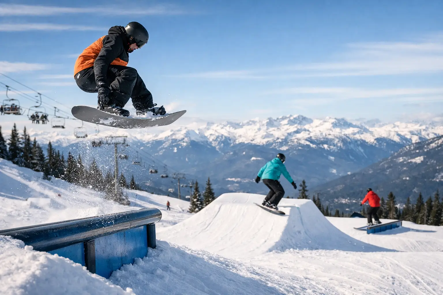 Best Snowboard Holidays with Terrain Park