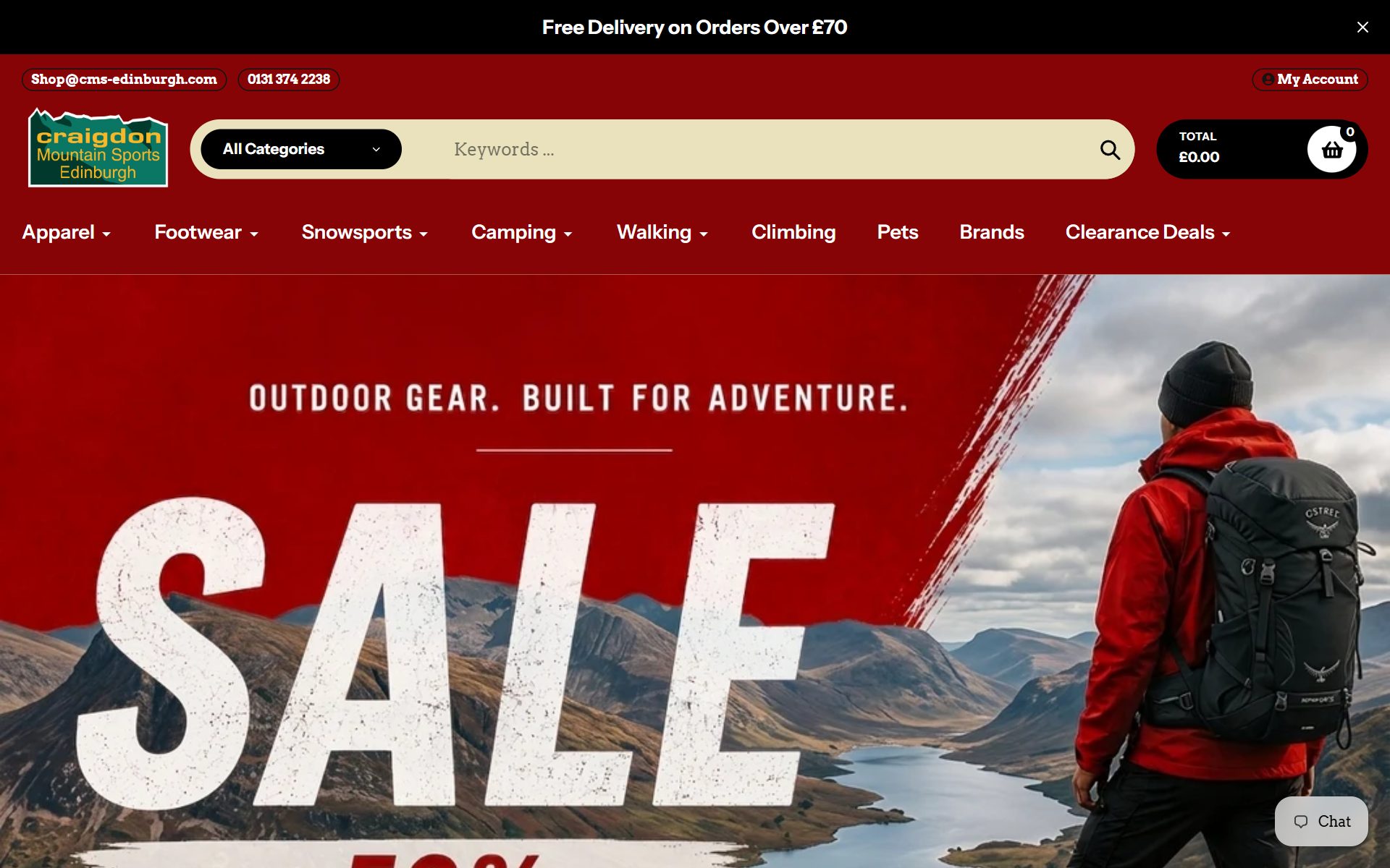 Craigdon Mountain Sports Edinburgh