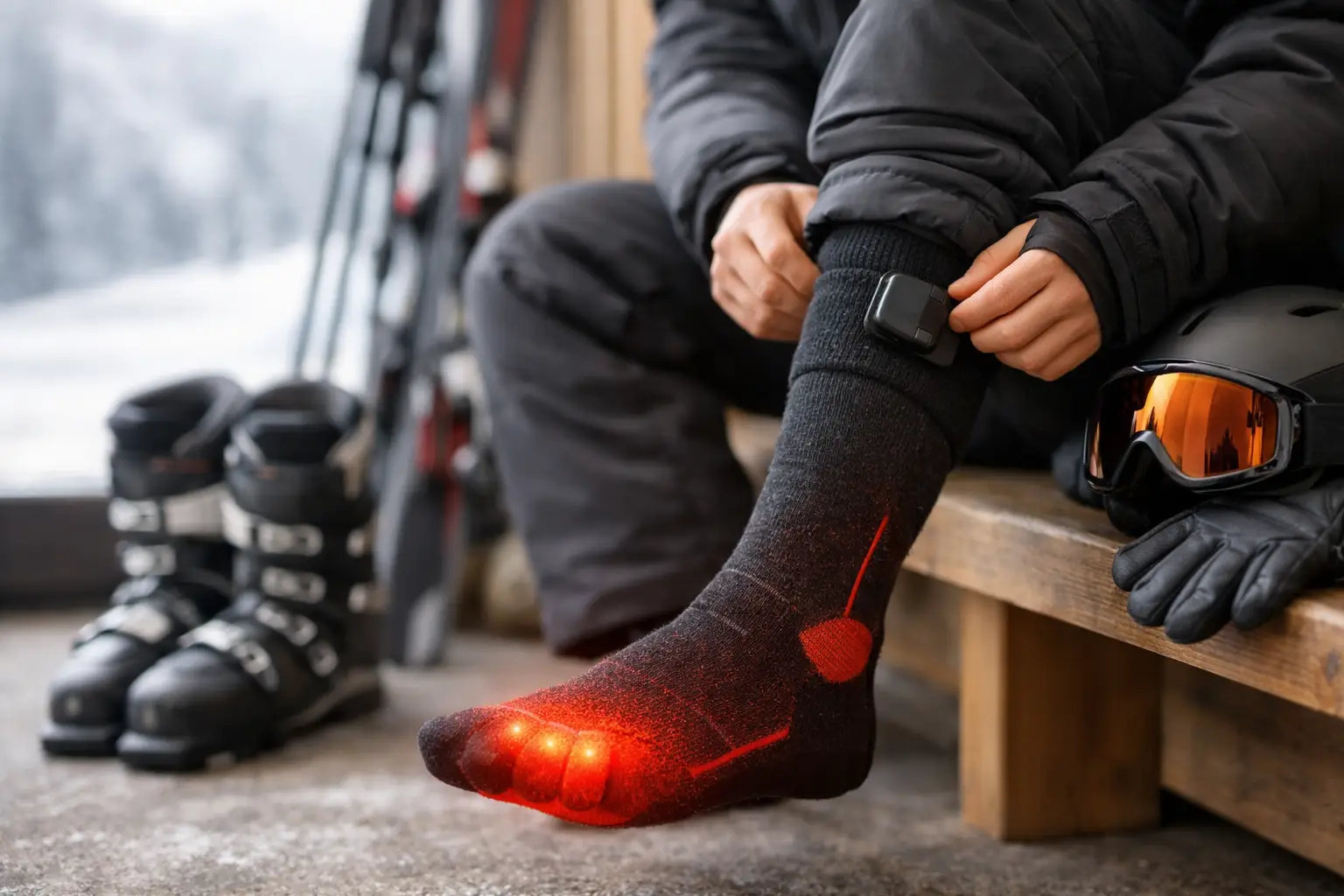 Heated Ski Socks Review for Cold-Footed Skiers