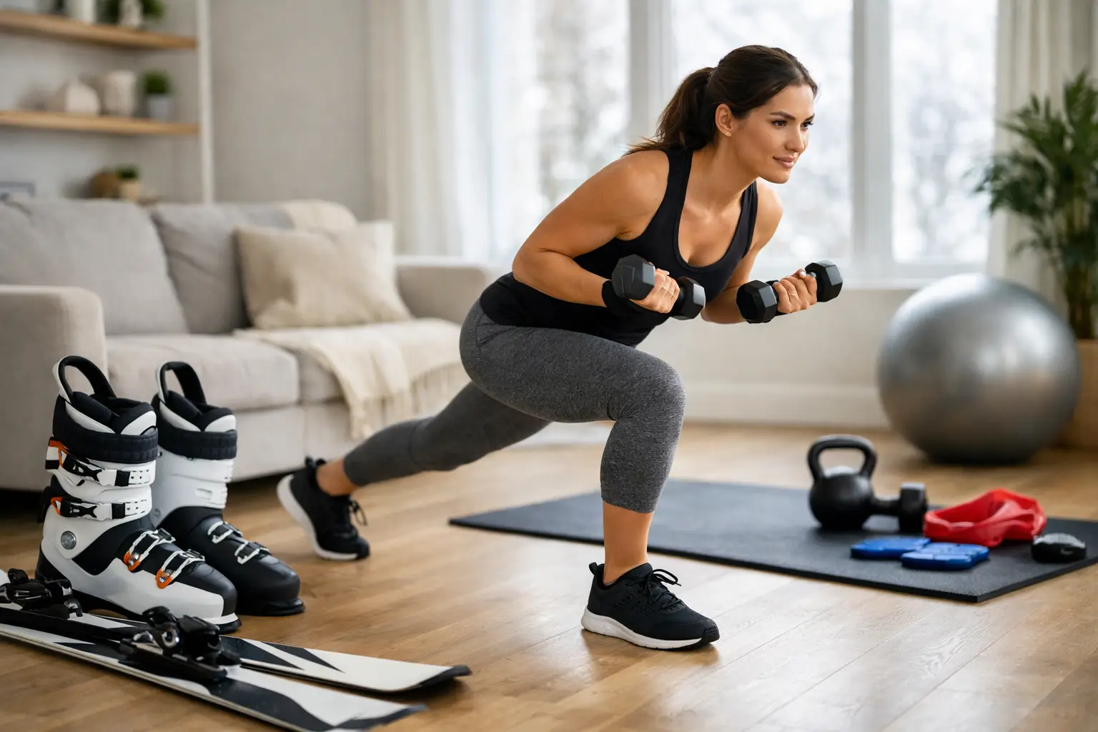 Ski Fitness Exercises at Home for Stronger Days