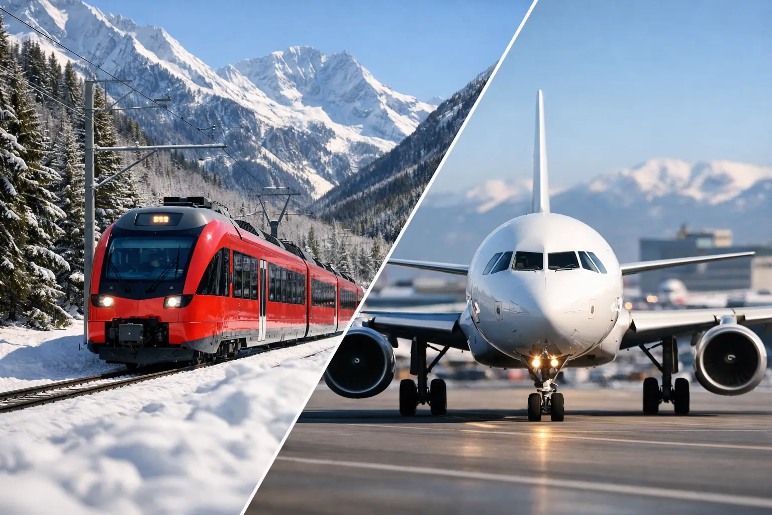 Ski Train Versus Flight: Which Works Best?
