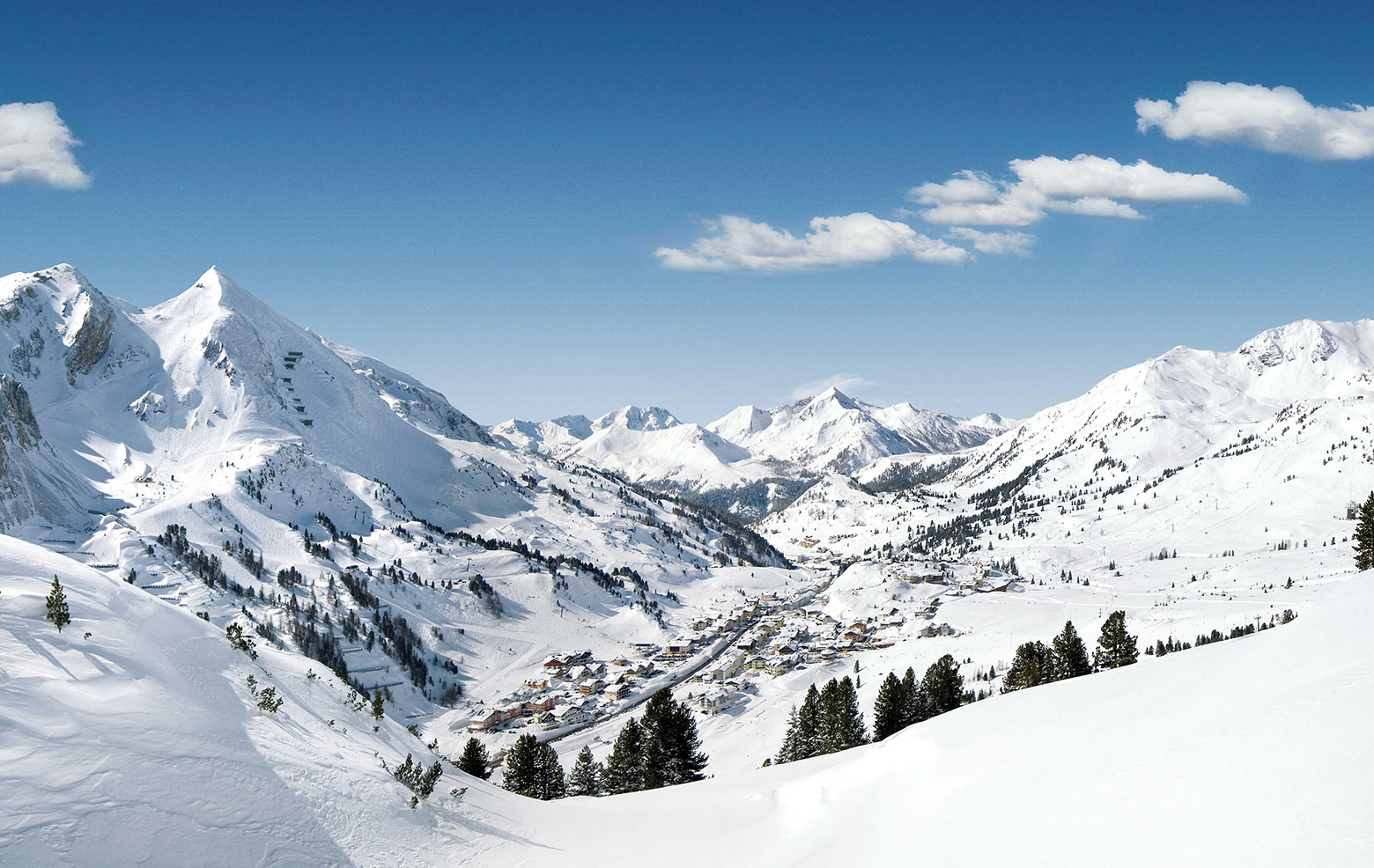 Why is Obertauern the snowiest winter sports destination?